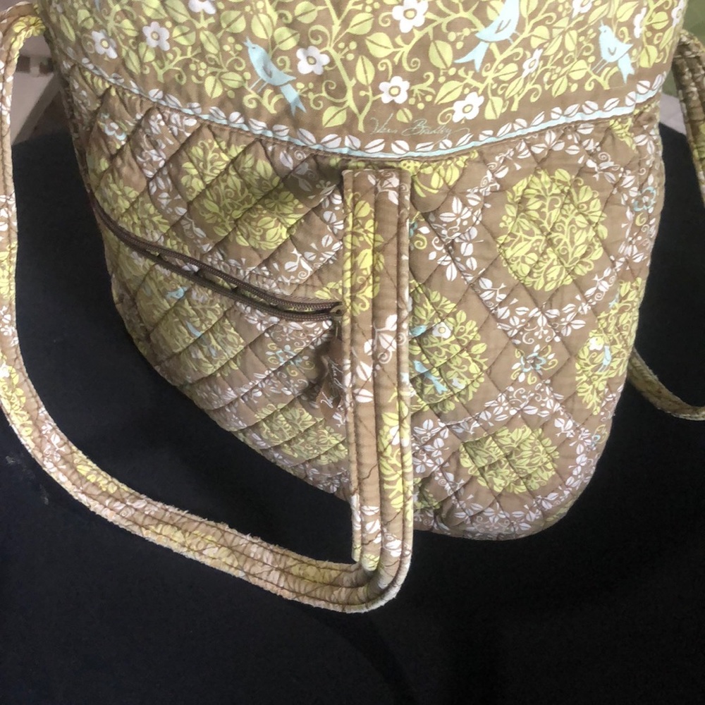 VERA BRADLEY BAG multi green tote bag - Picture 3 of 6